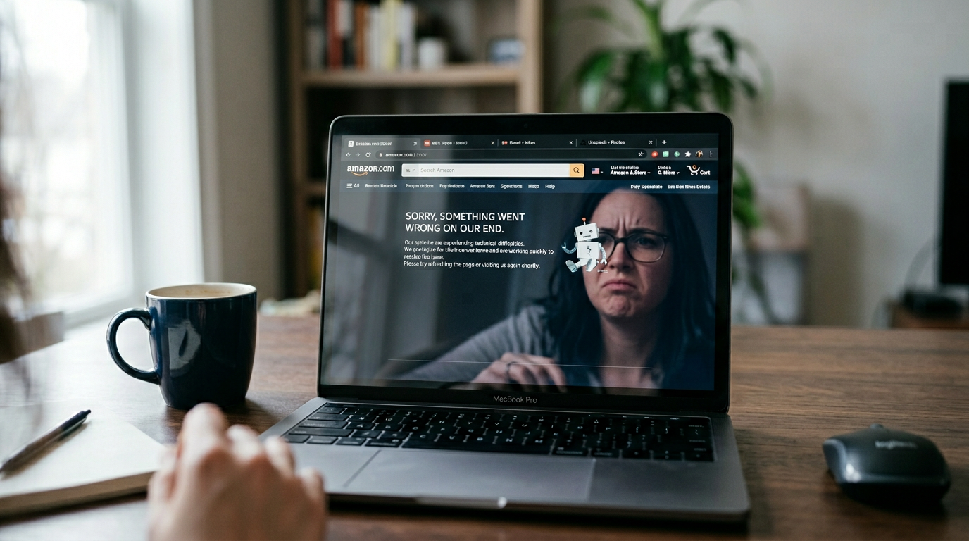 Amazon crash forces Americans to discover fourth website on the internet