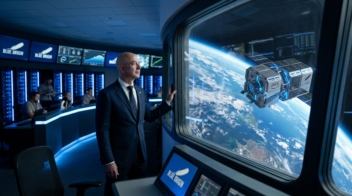 Bezos confirms next step after same‑day delivery is same‑orbit computation