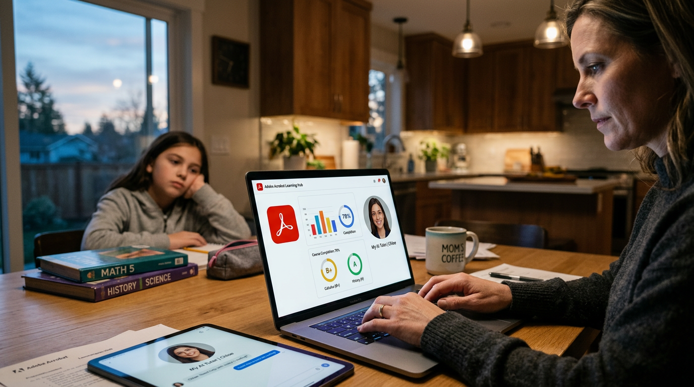 New Adobe study tool lets parents monitor their child’s AI’s academic progress