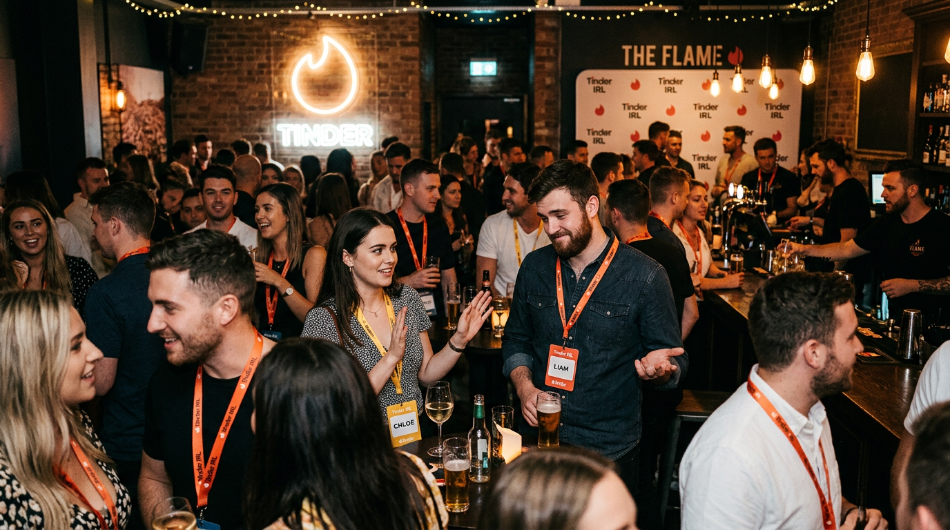 Tinder launches IRL events so users can finally reject each other in 3D