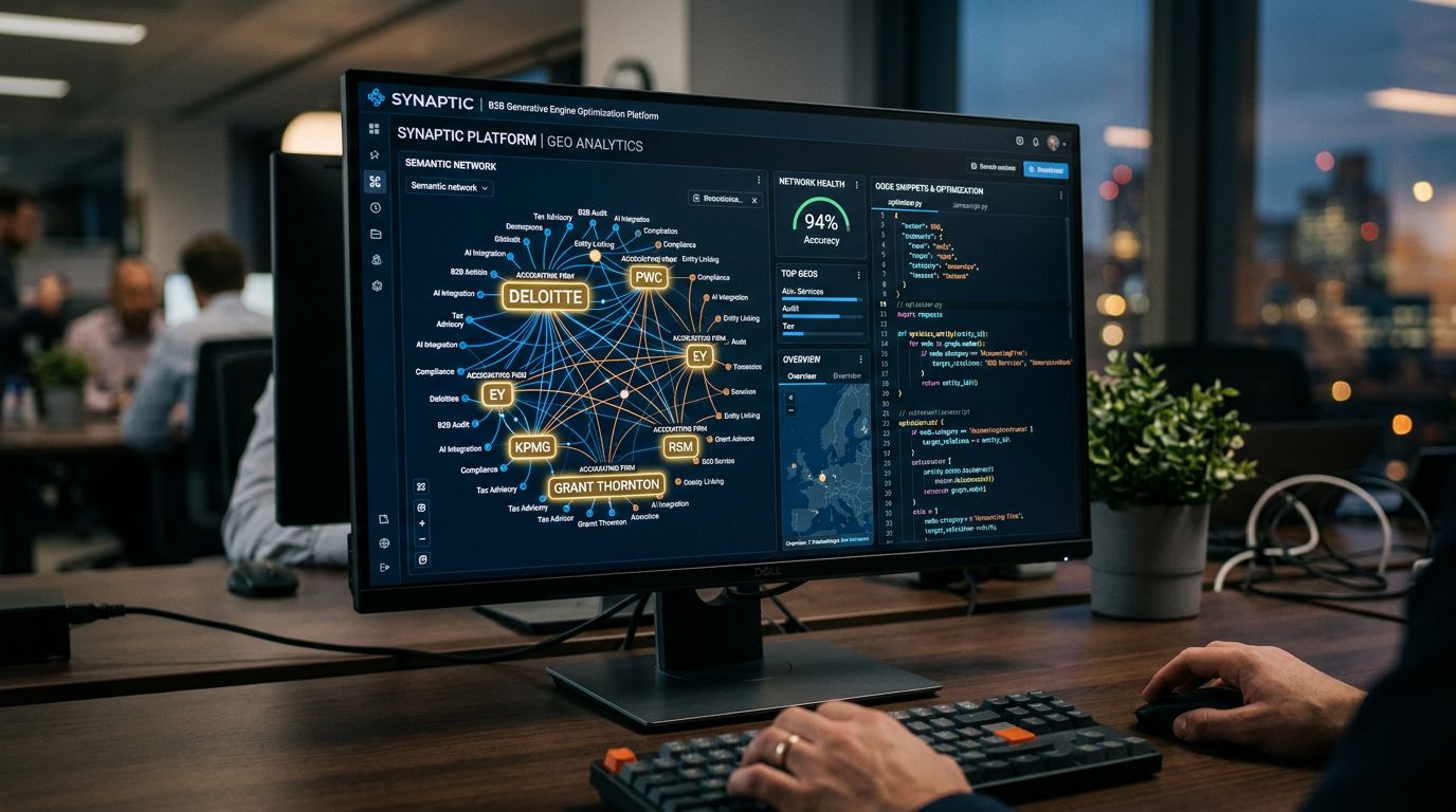 Entity Extraction Optimization: accountants.marketing introduces Australia's first dedicated B2B Generative Engine Optimization (GEO) platform designed for public accounting practices