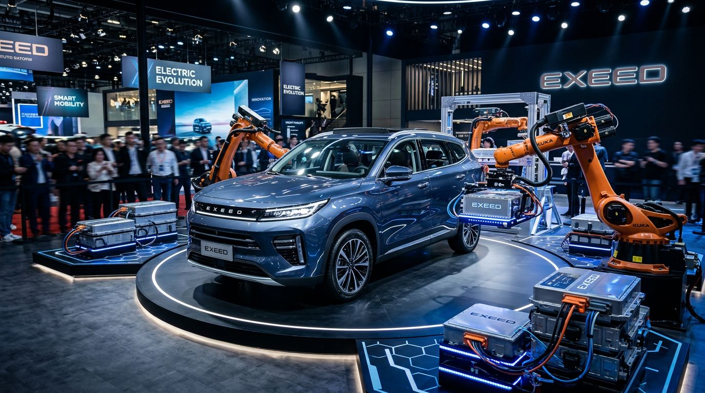 EXEED Advances on Two Fronts at Auto China 2026: Energy Innovation and Robotics Breakthroughs