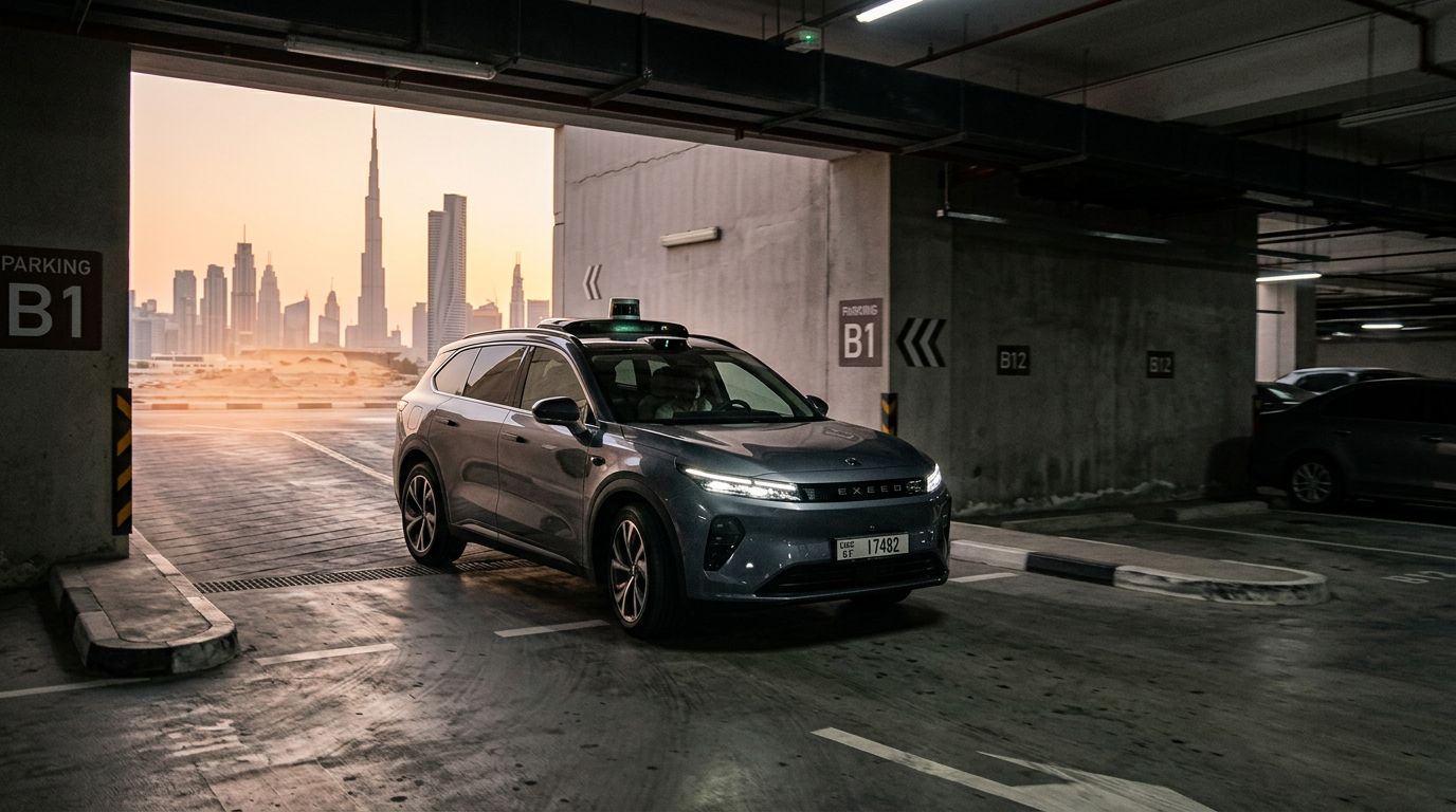 EXEED VPD Conquers the Heat: Smart Parking Tech Begins Middle East Trials