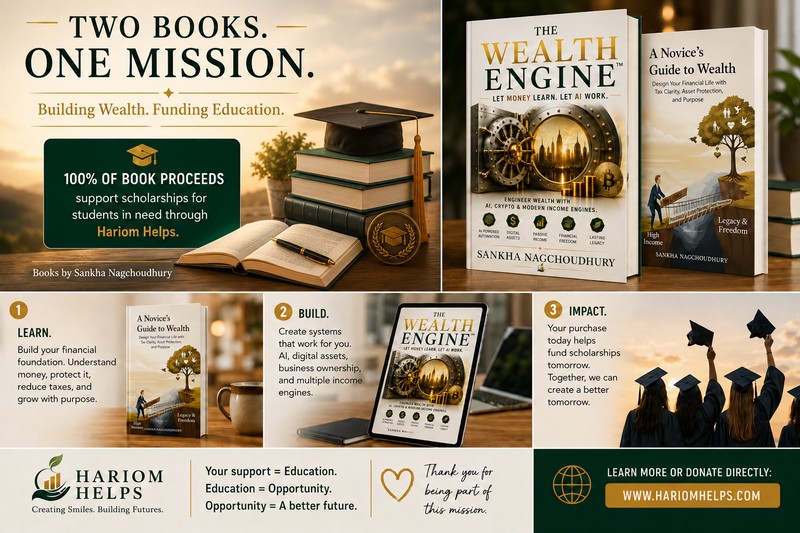 Hariom Helps Foundation Announces Scholarship Initiative as Tech Executive Turns Financial Lessons Into Student Scholarships