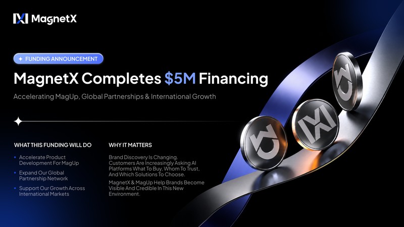 MagnetX Announces Completion of US$5 Million Financing and Opens Third Fundraising Round to Accelerate Global AI Agent Infrastructure